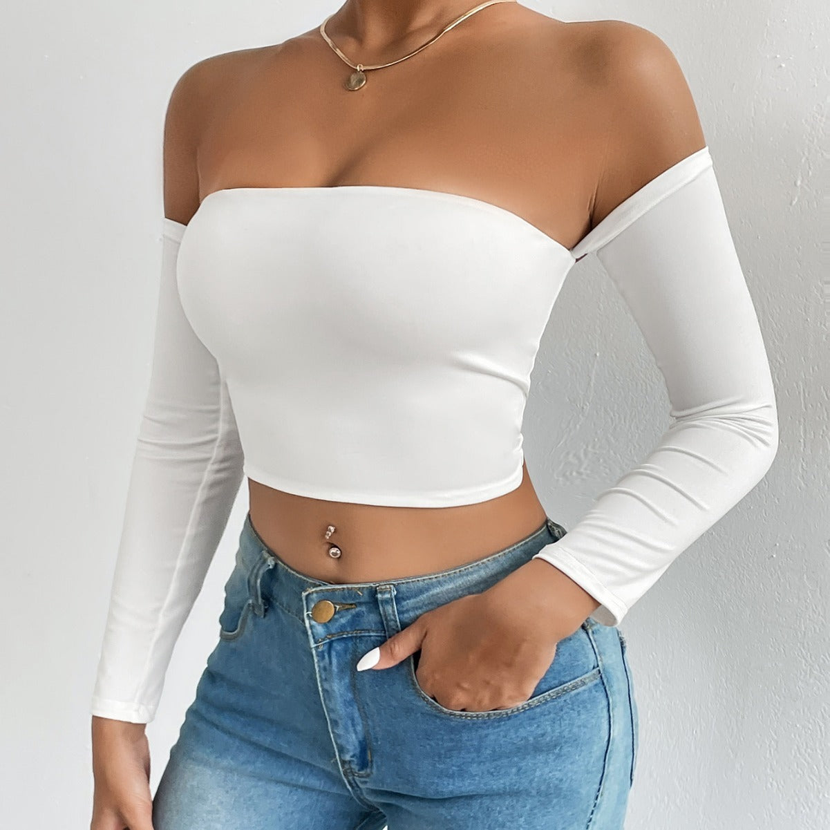 Camisole Waist Trimming Short Sleeve