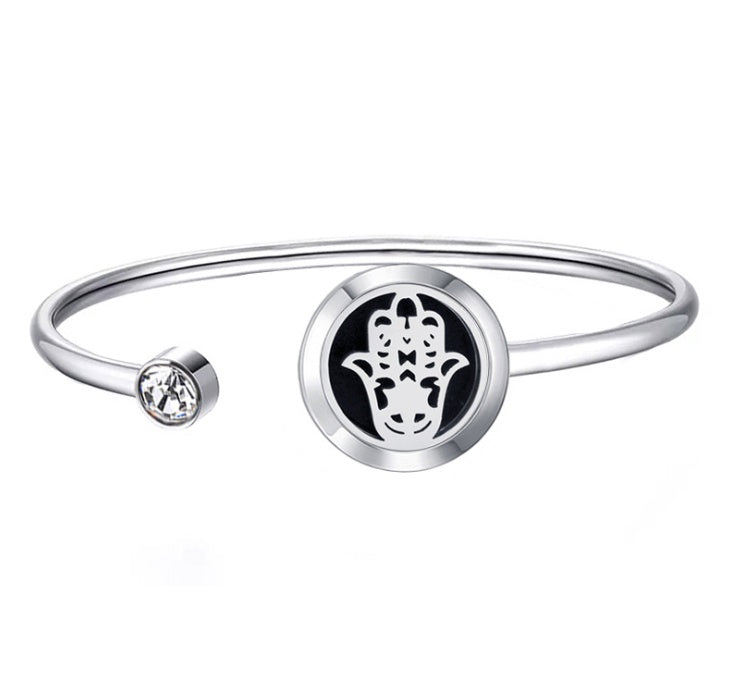 Stainless steel perfume oil bracelet