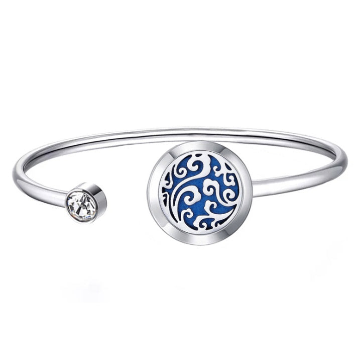 Stainless steel perfume oil bracelet