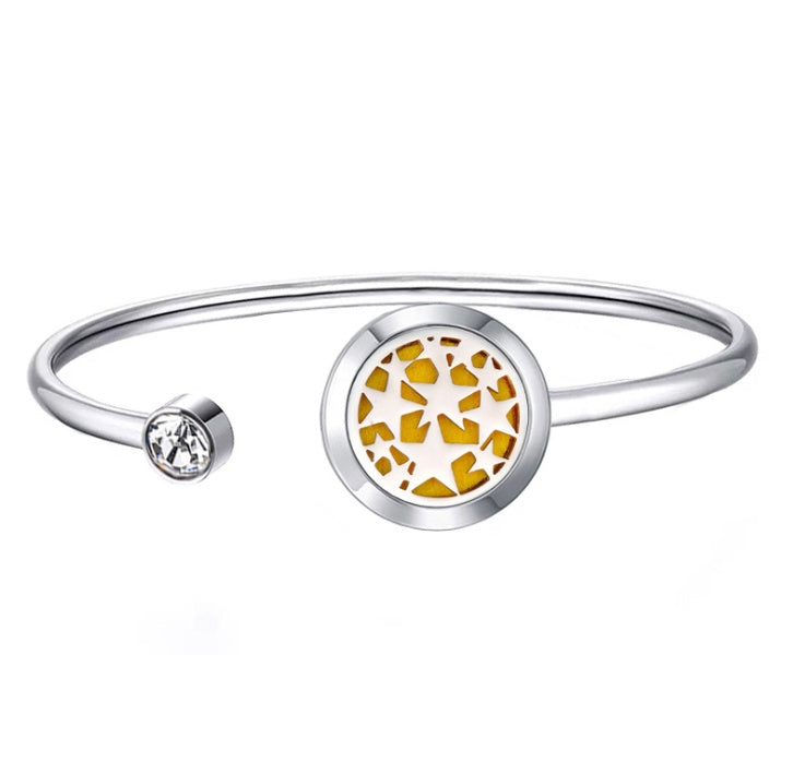 Stainless steel perfume oil bracelet