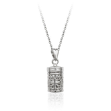 Vintage love perfume bottle pendant