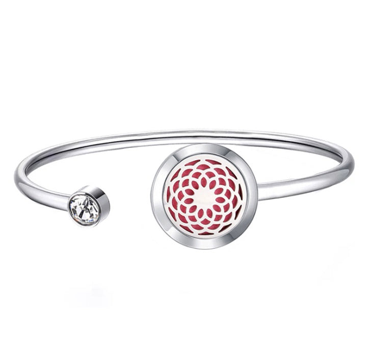 Stainless steel perfume oil bracelet