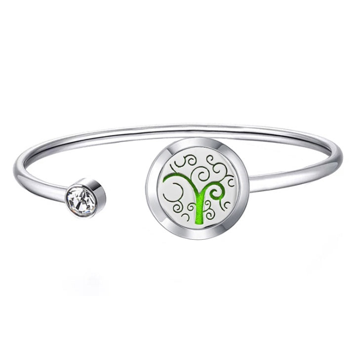 Stainless steel perfume oil bracelet