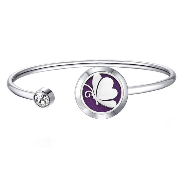 Stainless steel perfume oil bracelet