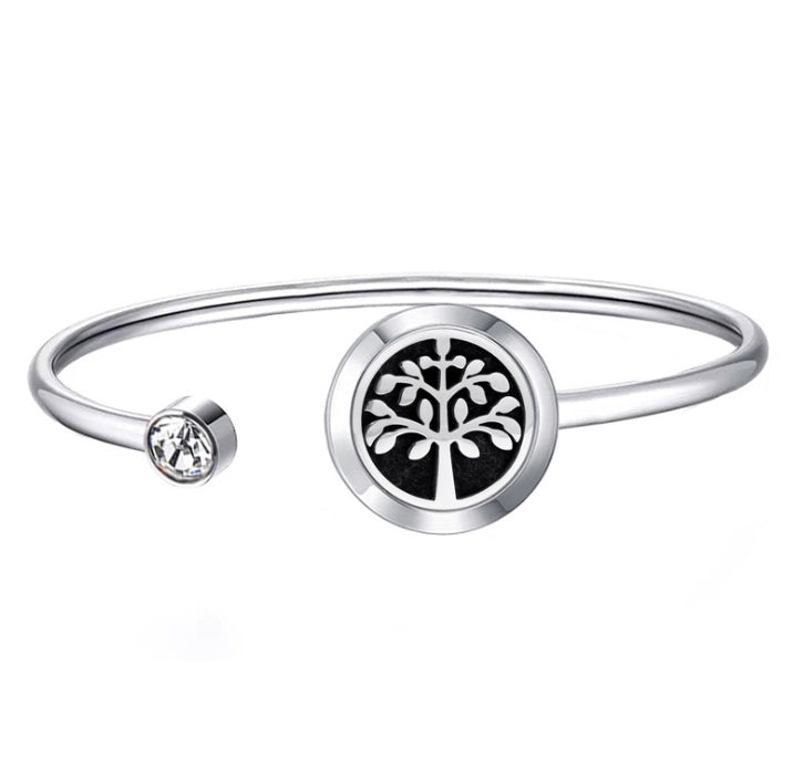 Stainless steel perfume oil bracelet