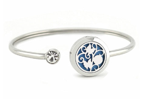 Stainless steel perfume oil bracelet