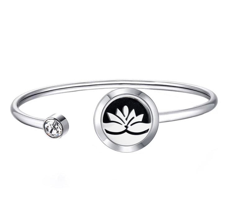 Stainless steel perfume oil bracelet