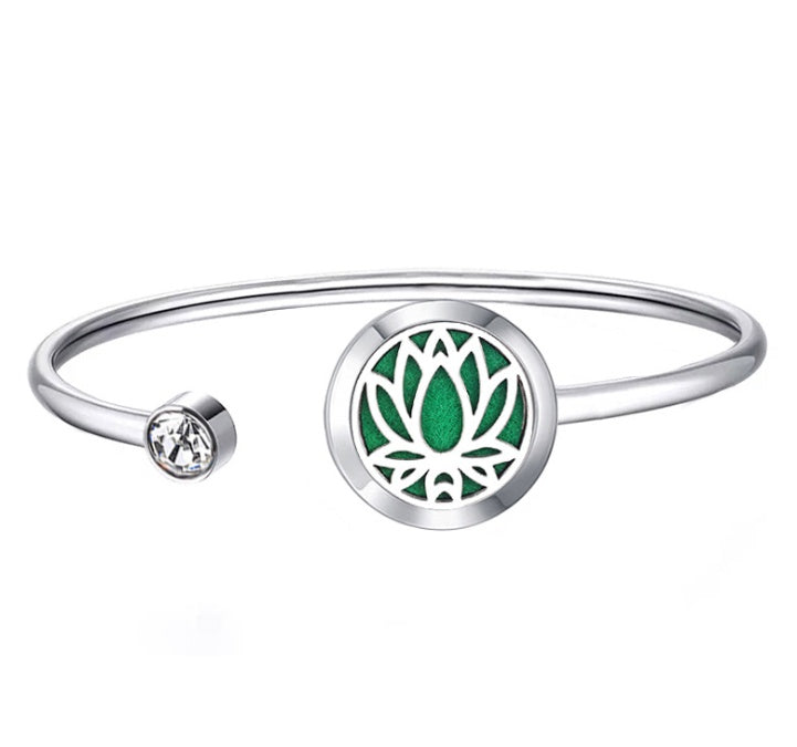 Stainless steel perfume oil bracelet