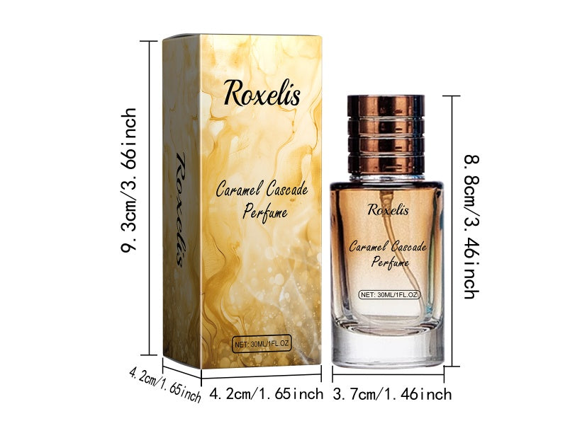Roxelis Caramel Cascade Perfume Natural Light Fragrance Niche Perfume Exudes Charm Couple Dating Fragrance Perfume