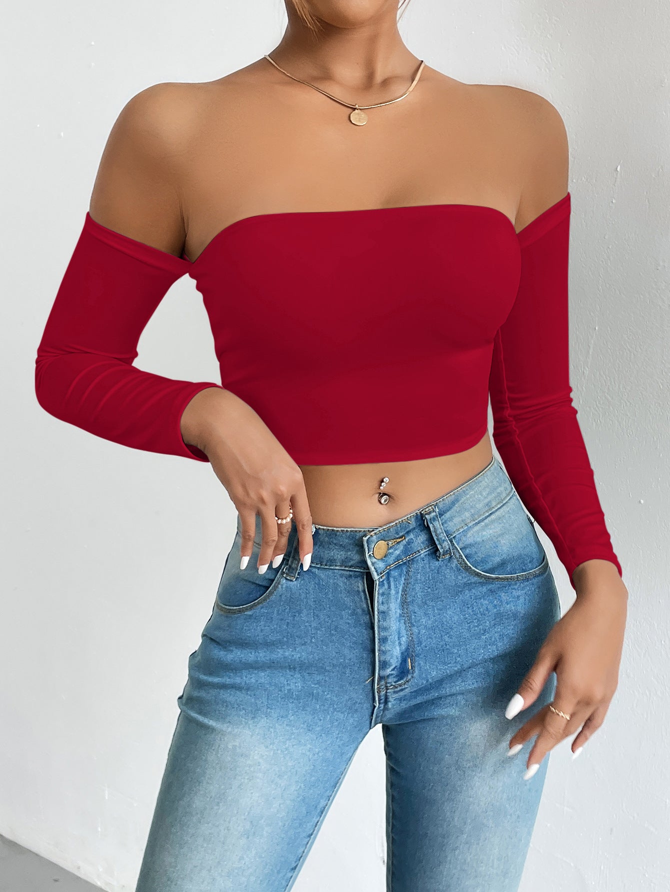 Camisole Waist Trimming Short Sleeve