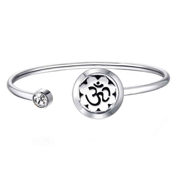 Stainless steel perfume oil bracelet