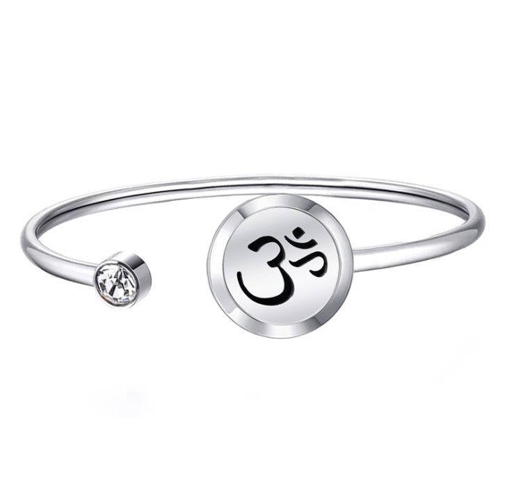 Stainless steel perfume oil bracelet