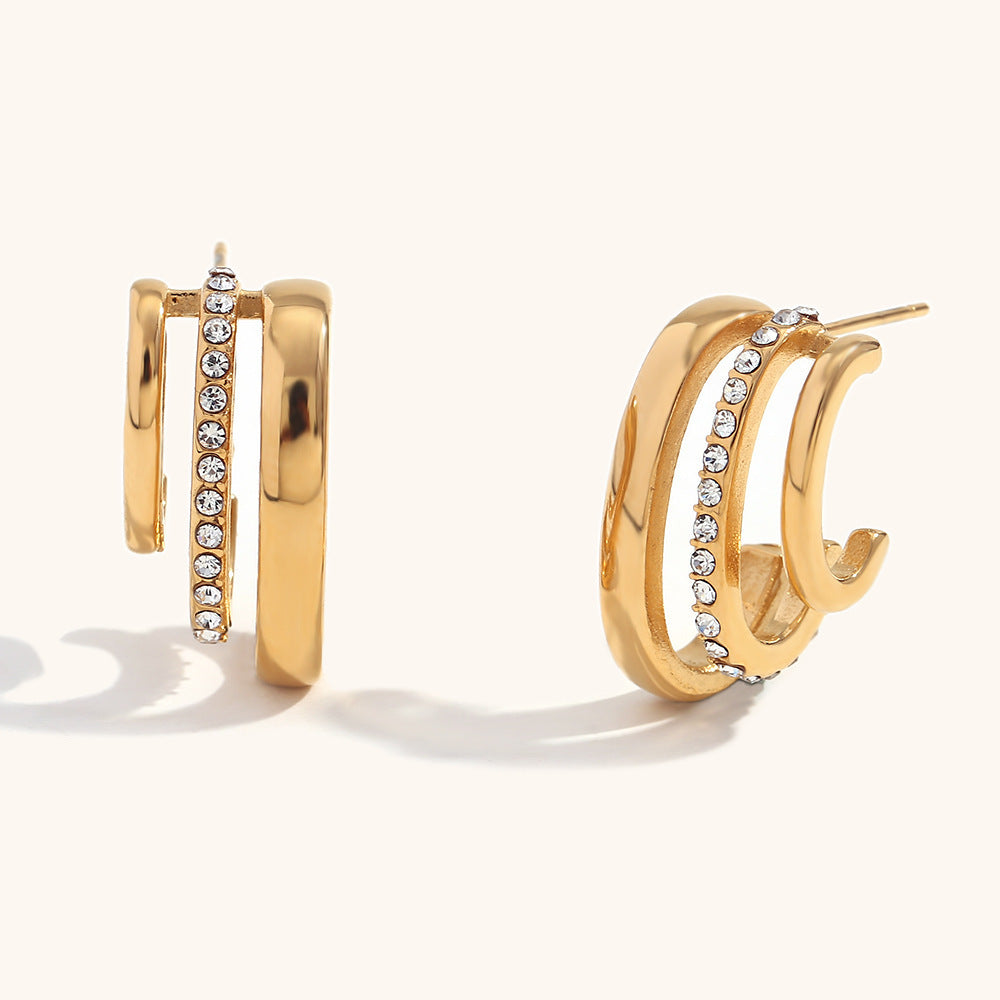 Trend Simple Jewelry Stainless Steel Studs