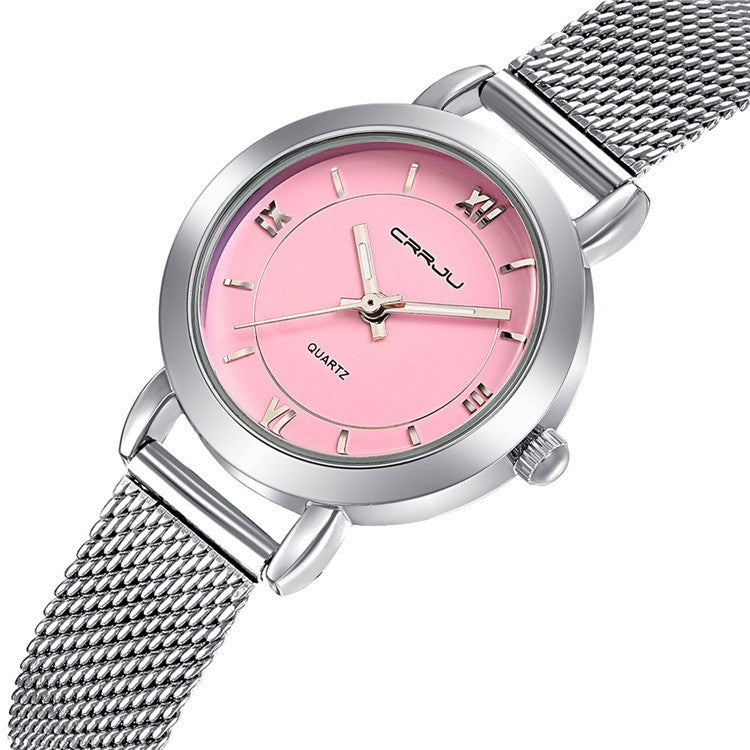 Women's Watch Small Quartz Steel Mesh Belt