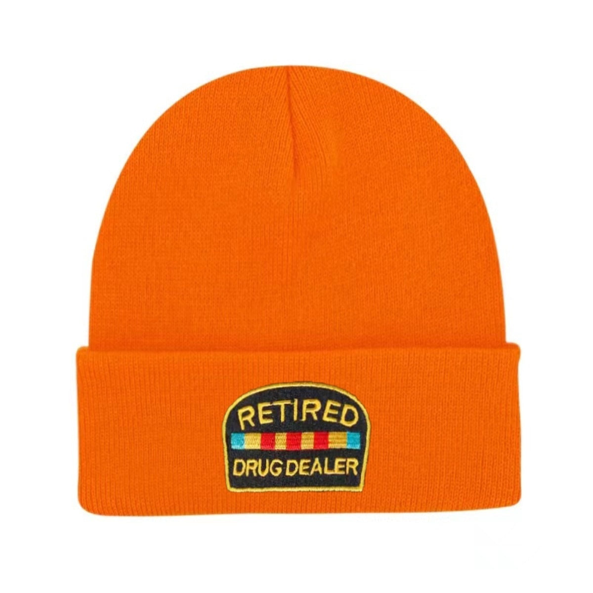 Embroidery Knitted Hat Personality Street Windproof And Warm