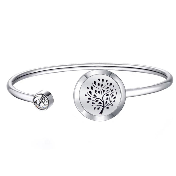 Stainless steel perfume oil bracelet