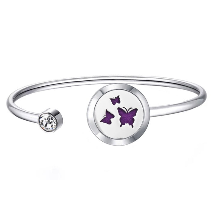 Stainless steel perfume oil bracelet