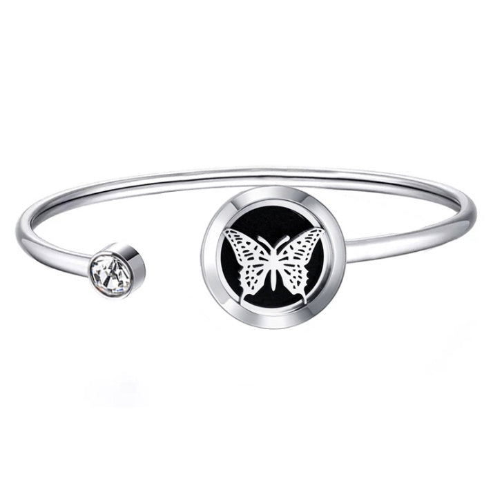 Stainless steel perfume oil bracelet