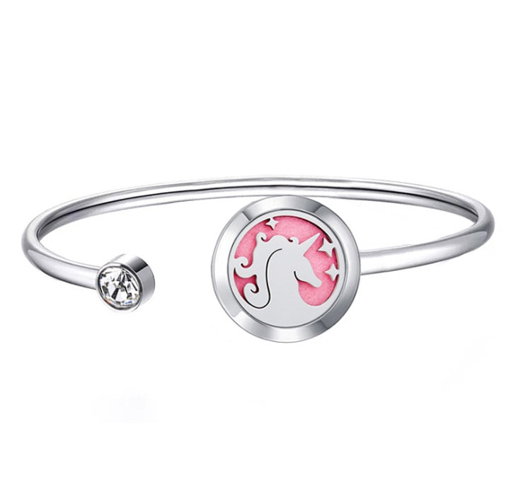 Stainless steel perfume oil bracelet