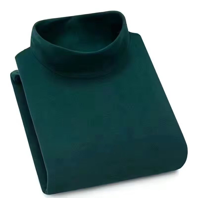 Autumn And Winter Half-high Collar Keep Warm Pure Color Inner Wear Men