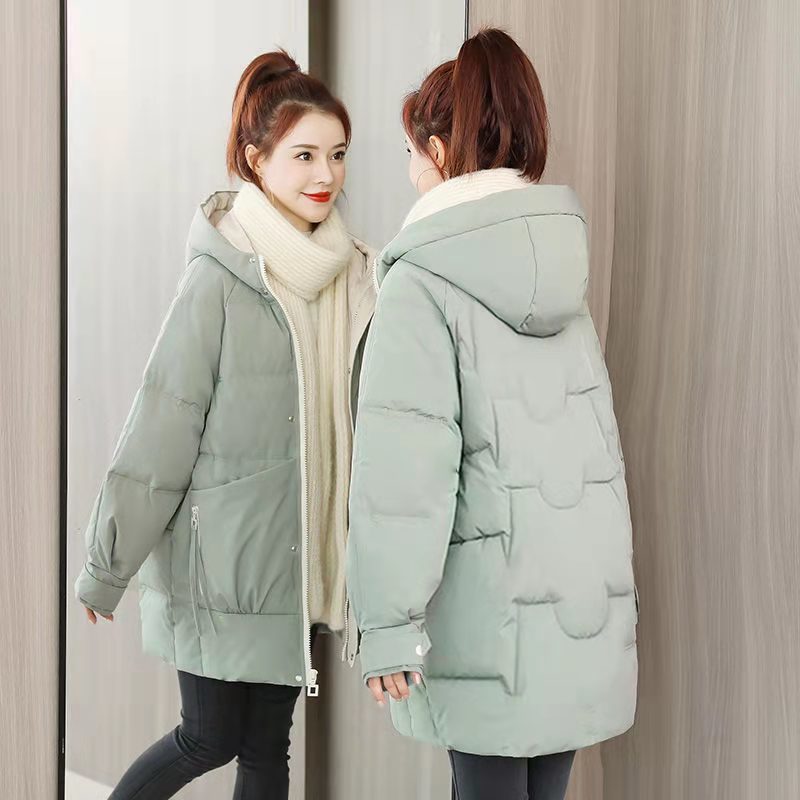 Women's Down Cotton-padded Jacket Mid-length Winter