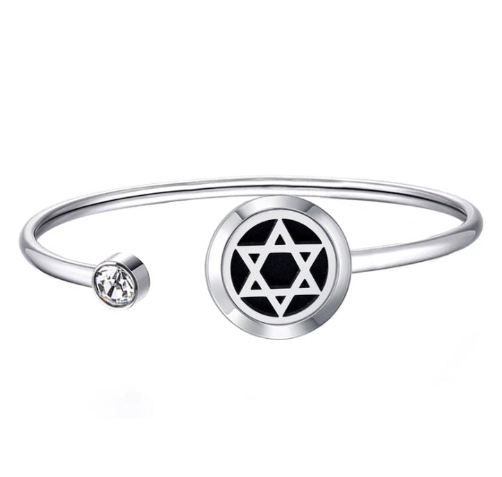 Stainless steel perfume oil bracelet