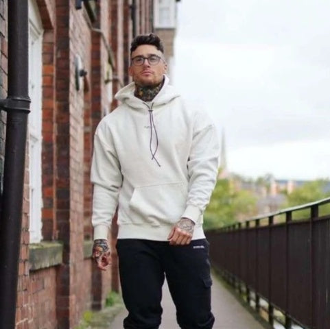 Men's autumn loose hooded sweater suit