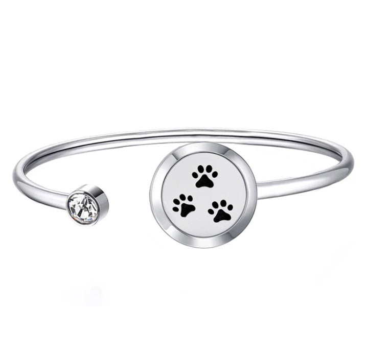 Stainless steel perfume oil bracelet