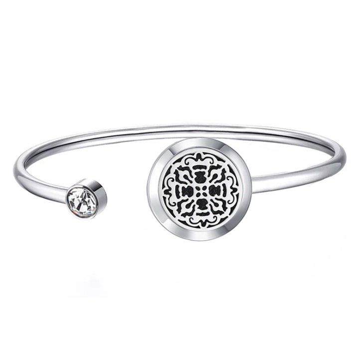 Stainless steel perfume oil bracelet