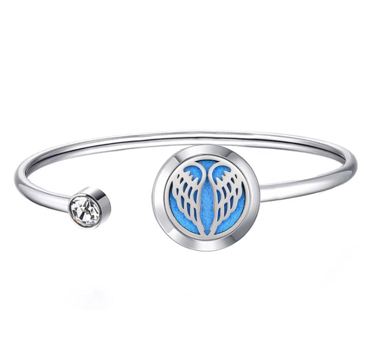 Stainless steel perfume oil bracelet