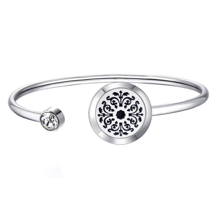 Stainless steel perfume oil bracelet