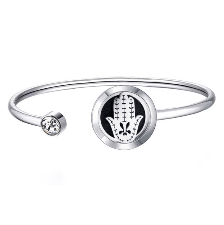Stainless steel perfume oil bracelet