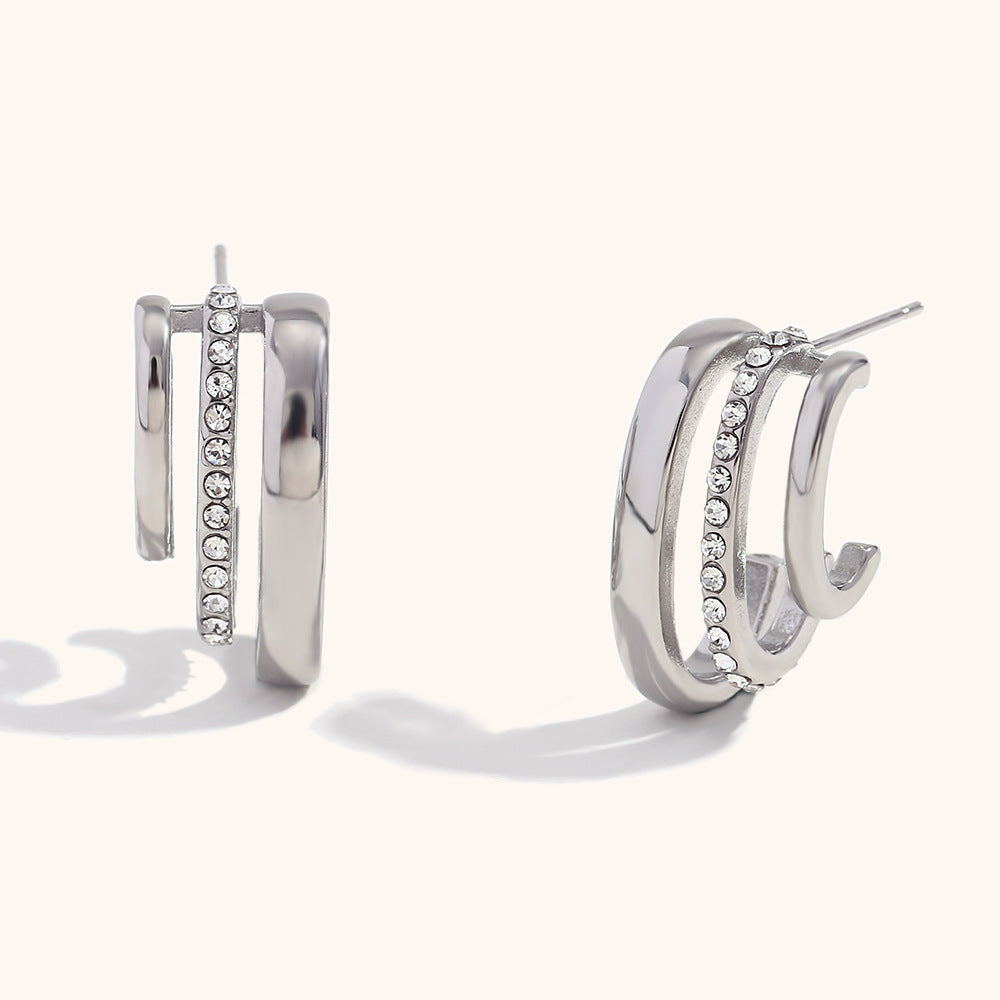 Trend Simple Jewelry Stainless Steel Studs