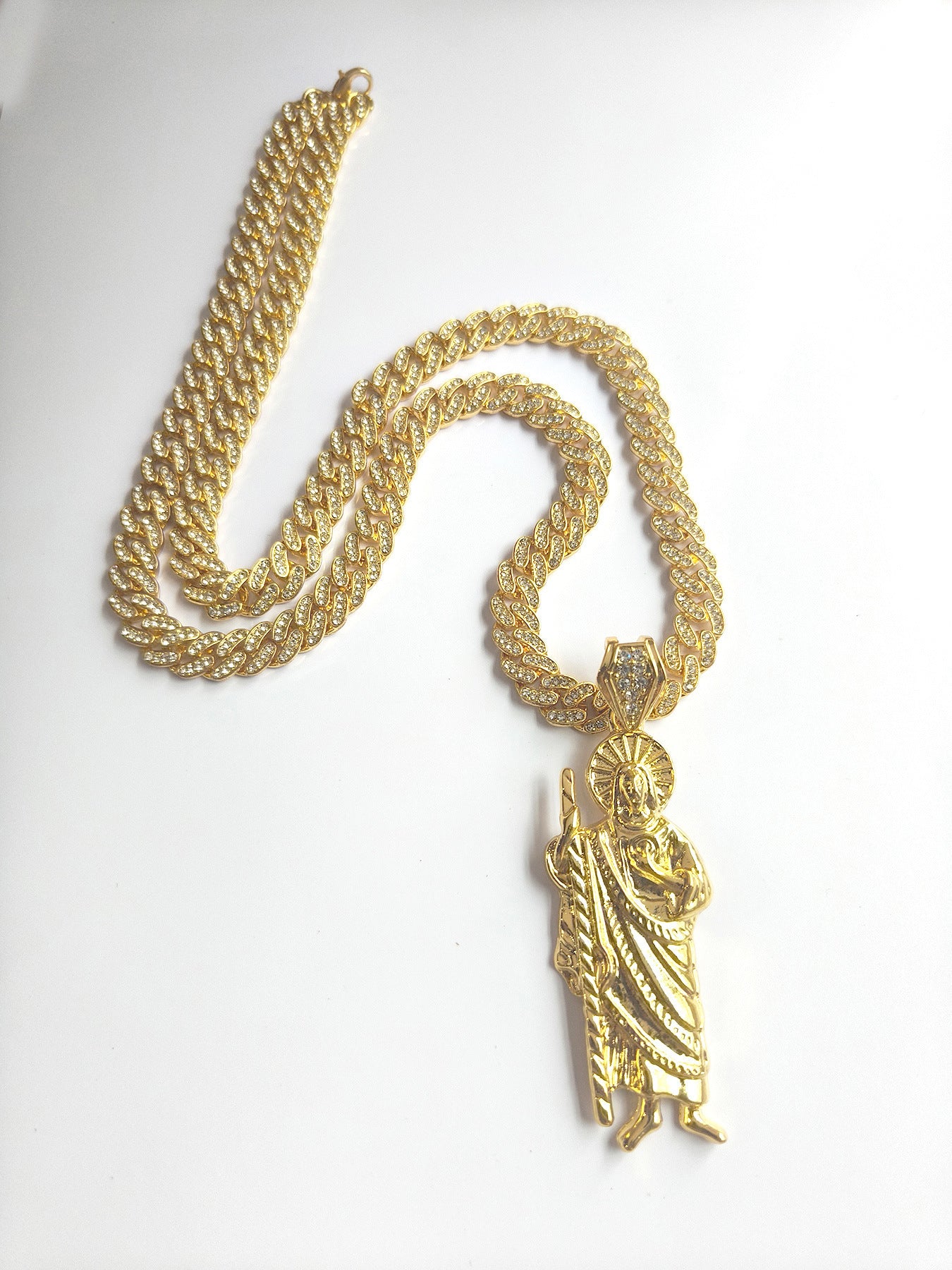 Men's 8MM Cuban Link Chain Hip Hop Necklace Personality Retro