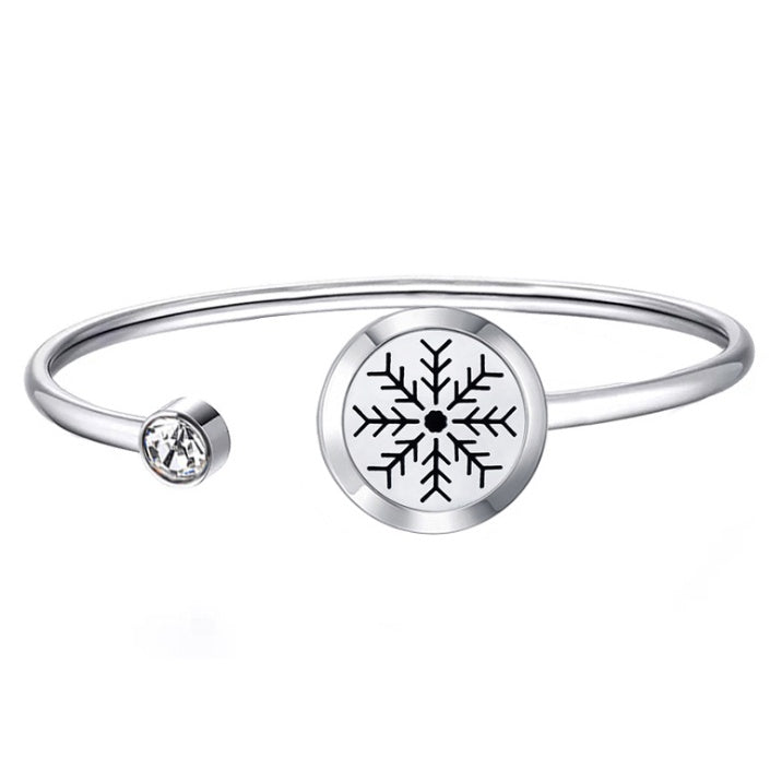 Stainless steel perfume oil bracelet