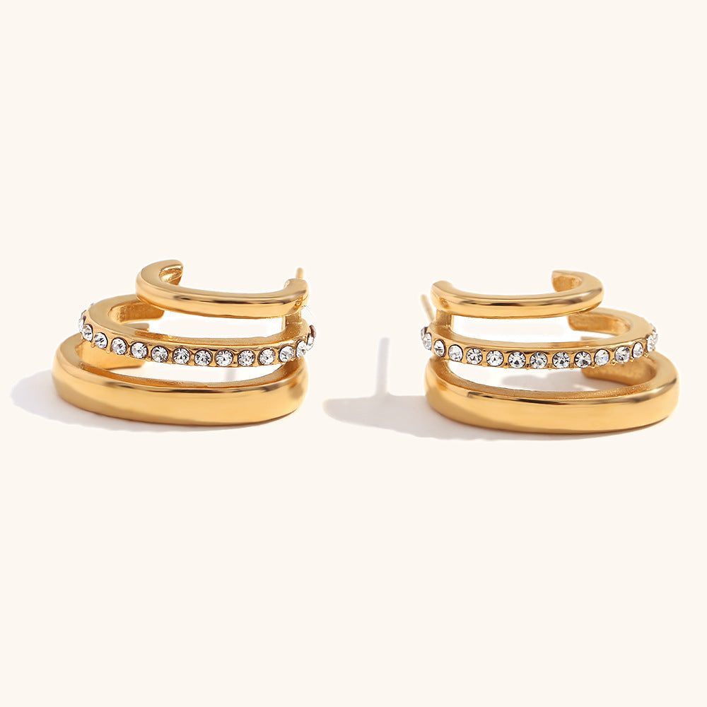 Trend Simple Jewelry Stainless Steel Studs