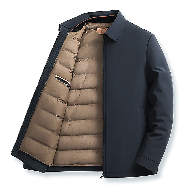 Down Men's Detachable Padded Thermal Jacket