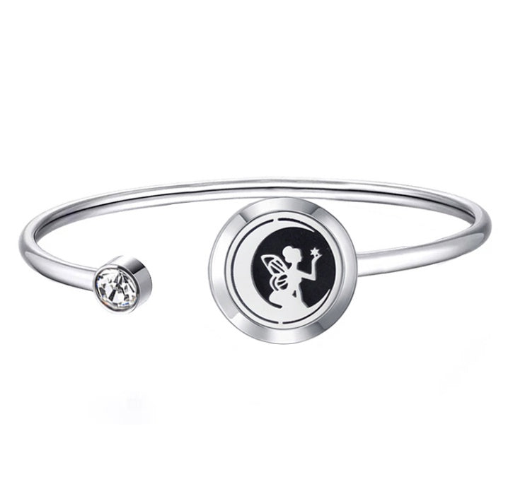 Stainless steel perfume oil bracelet