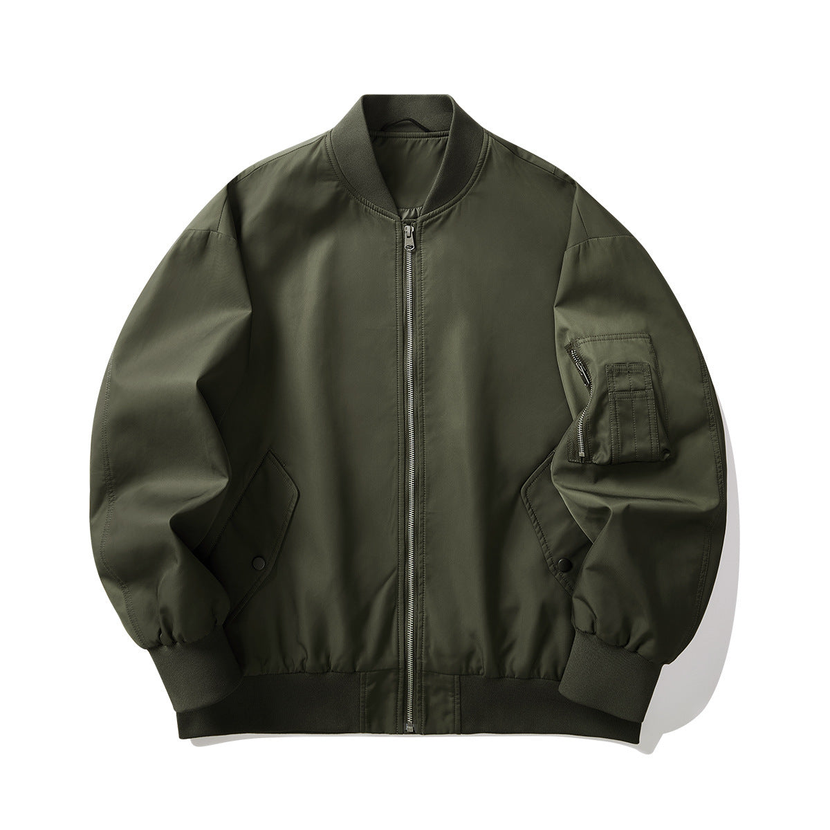 Loose Baseball Collar Pilot Coat Men