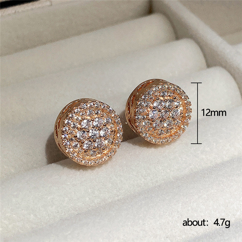 Women's Flower Zircon Earrings