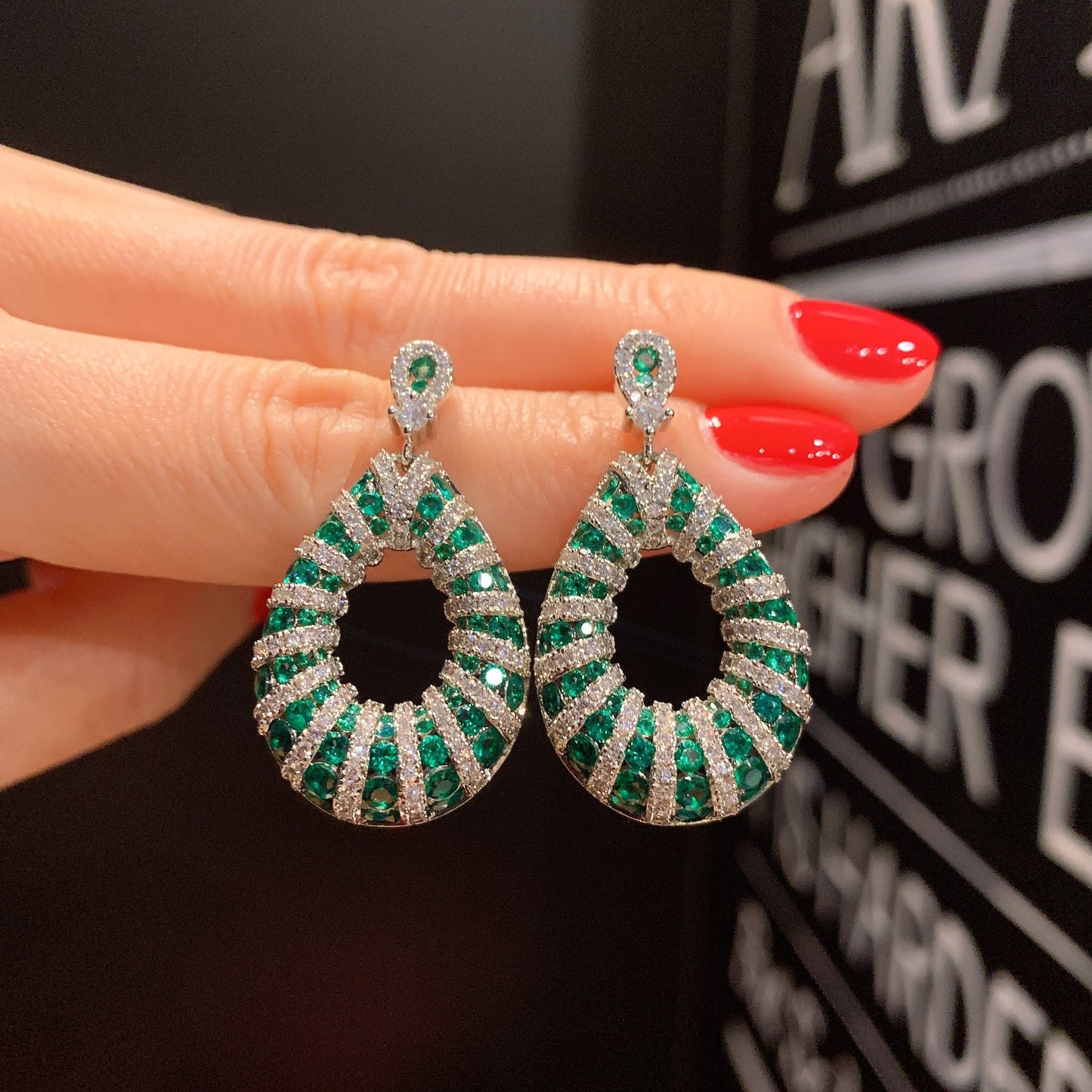 Female Type Earring Color Treasure Money