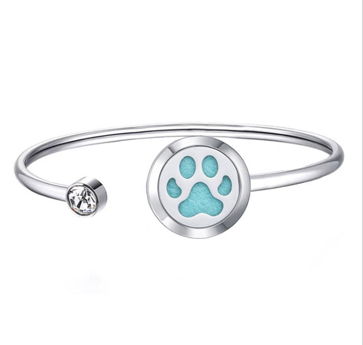 Stainless steel perfume oil bracelet
