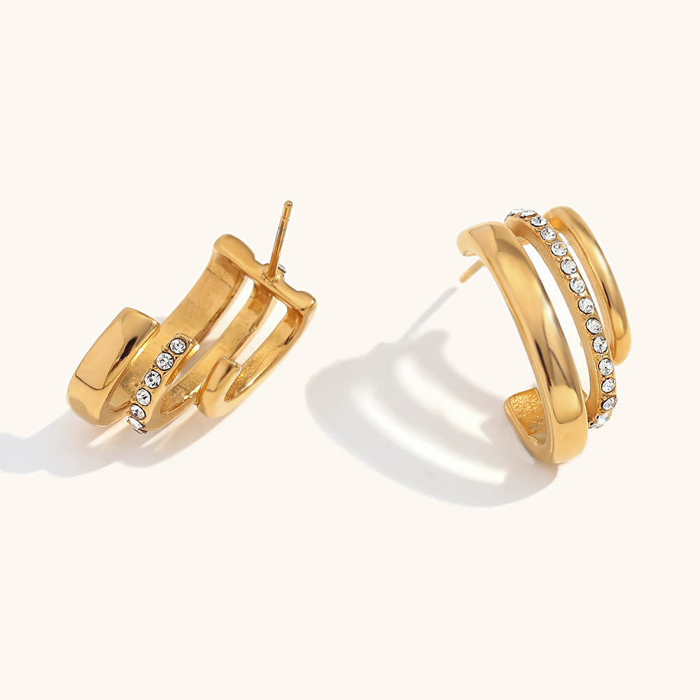 Trend Simple Jewelry Stainless Steel Studs