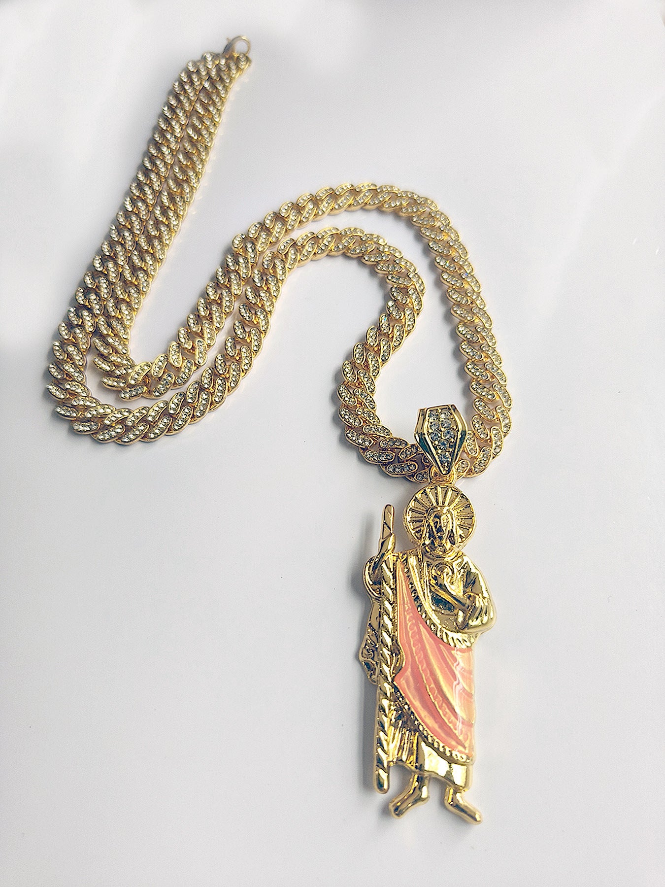 Men's 8MM Cuban Link Chain Hip Hop Necklace Personality Retro