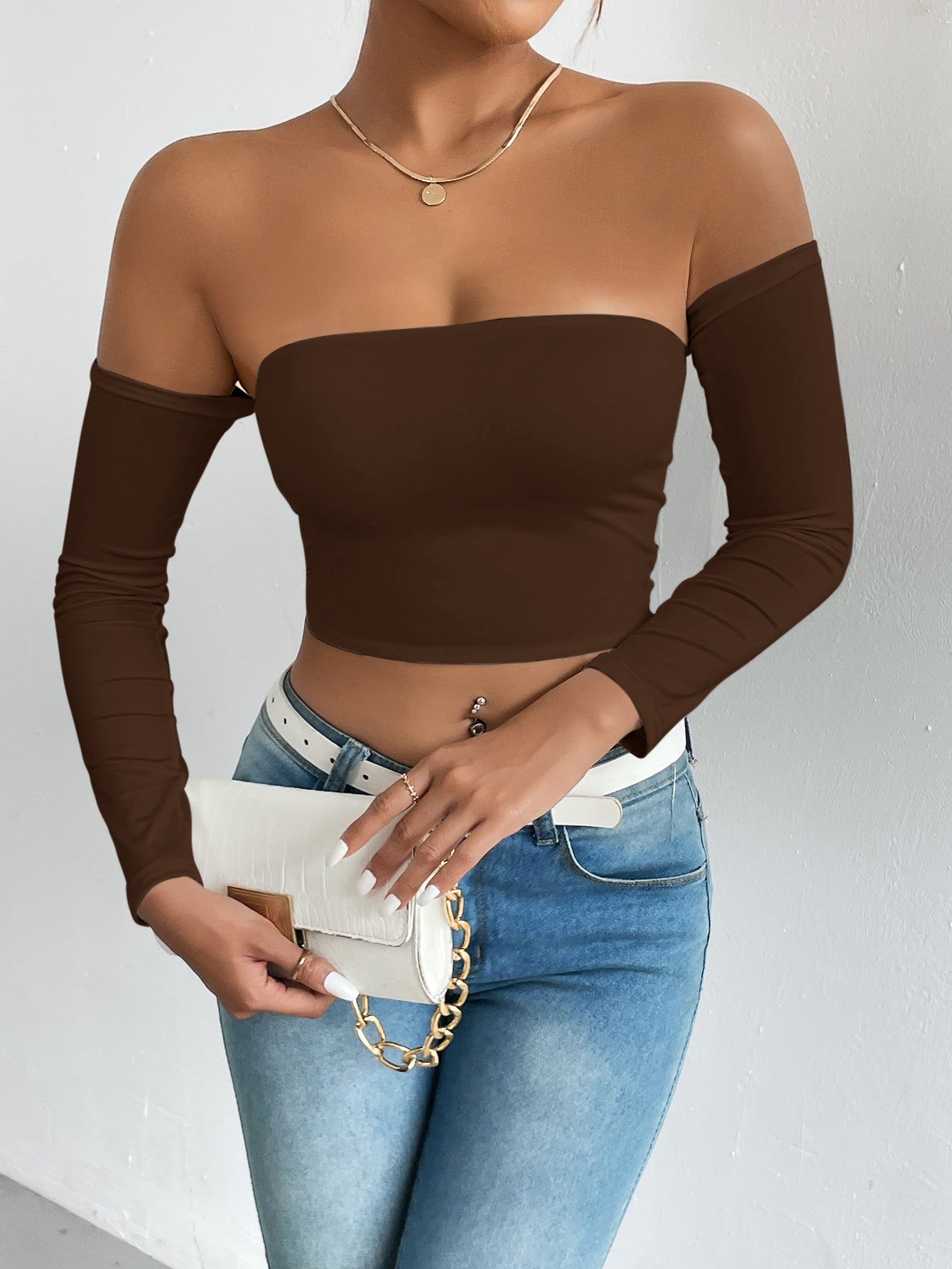 Camisole Waist Trimming Short Sleeve
