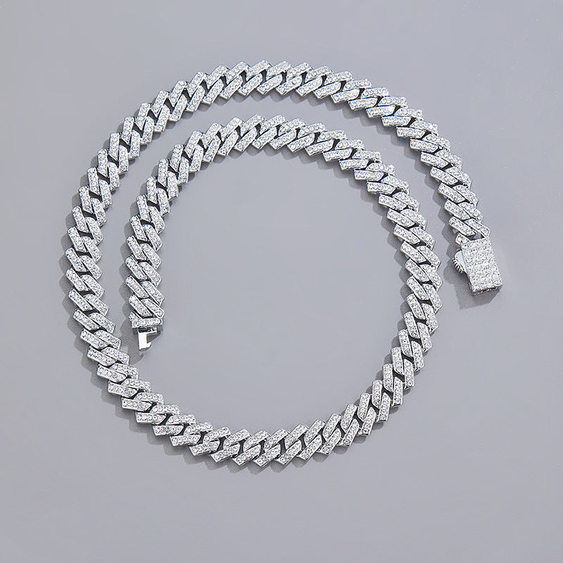 Full Diamond Necklace European Hip Hop