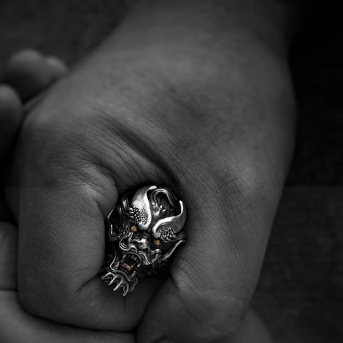 Domineering Animal Personality Fashion Trend Retro Vintage Open-end Ring