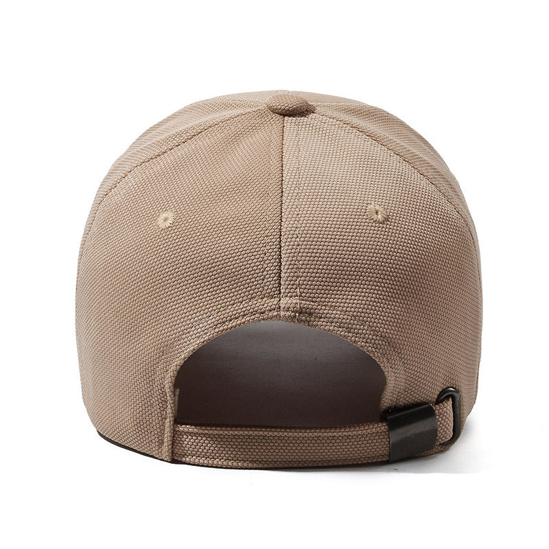 Hard Crown Baseball Cap Men's And Women's Embroidered Letters
