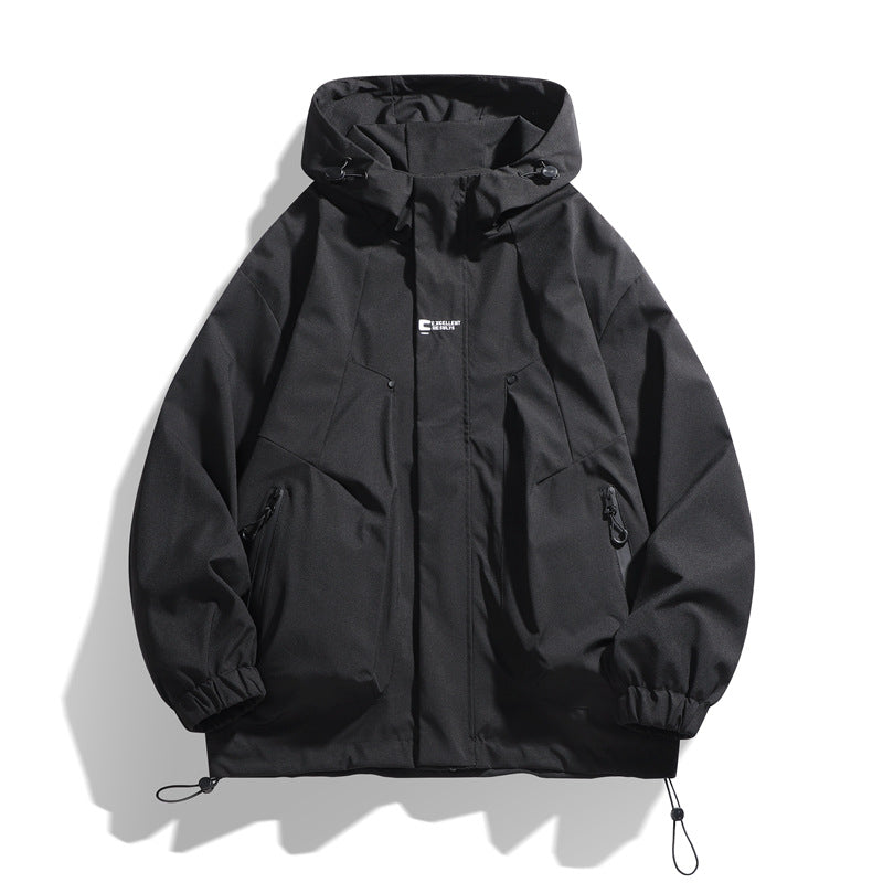 Hooded Sports Versatile Personality Casual Jacket