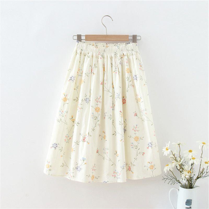 Elastic Waist Skirt Women's Short